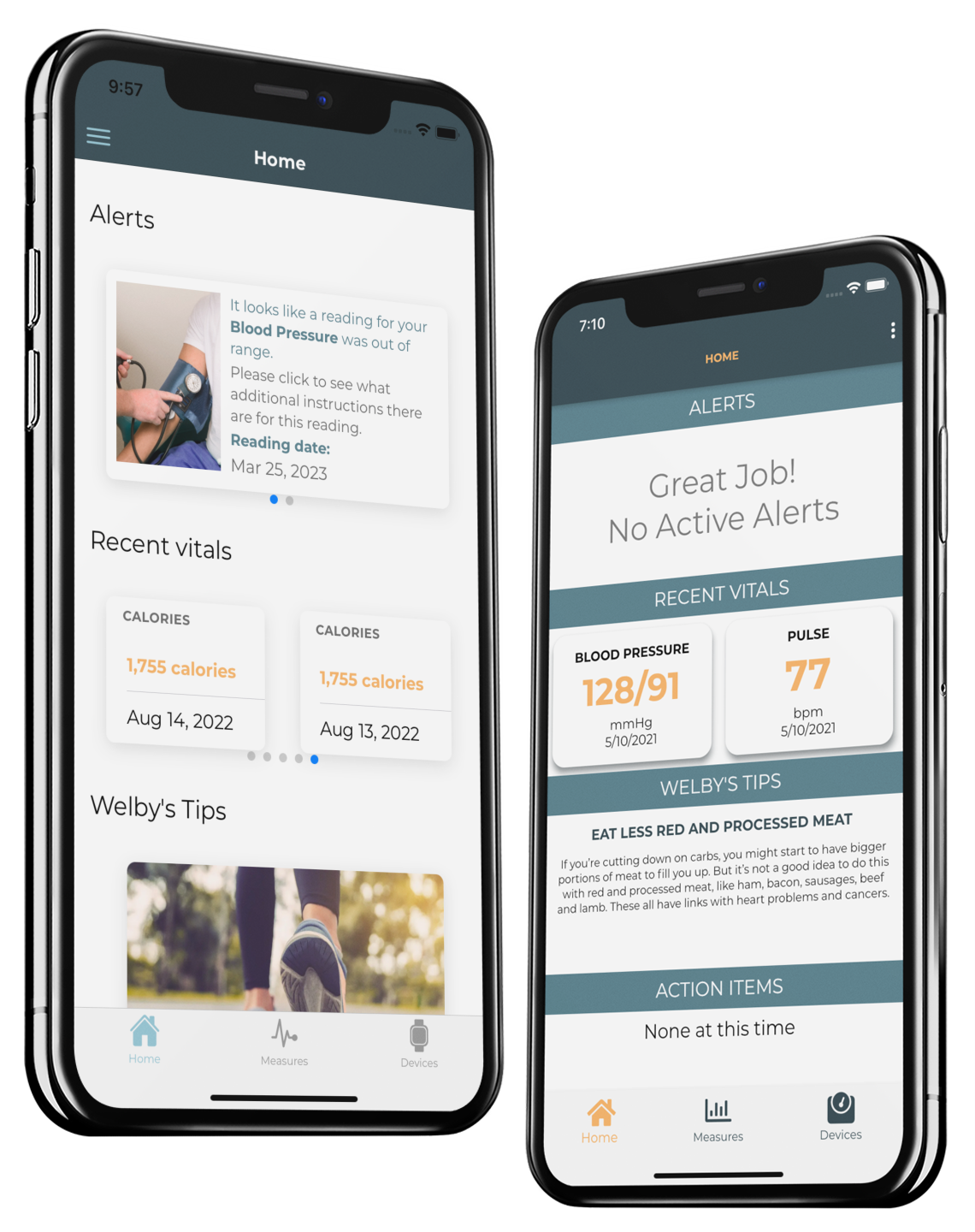 Mobile App View