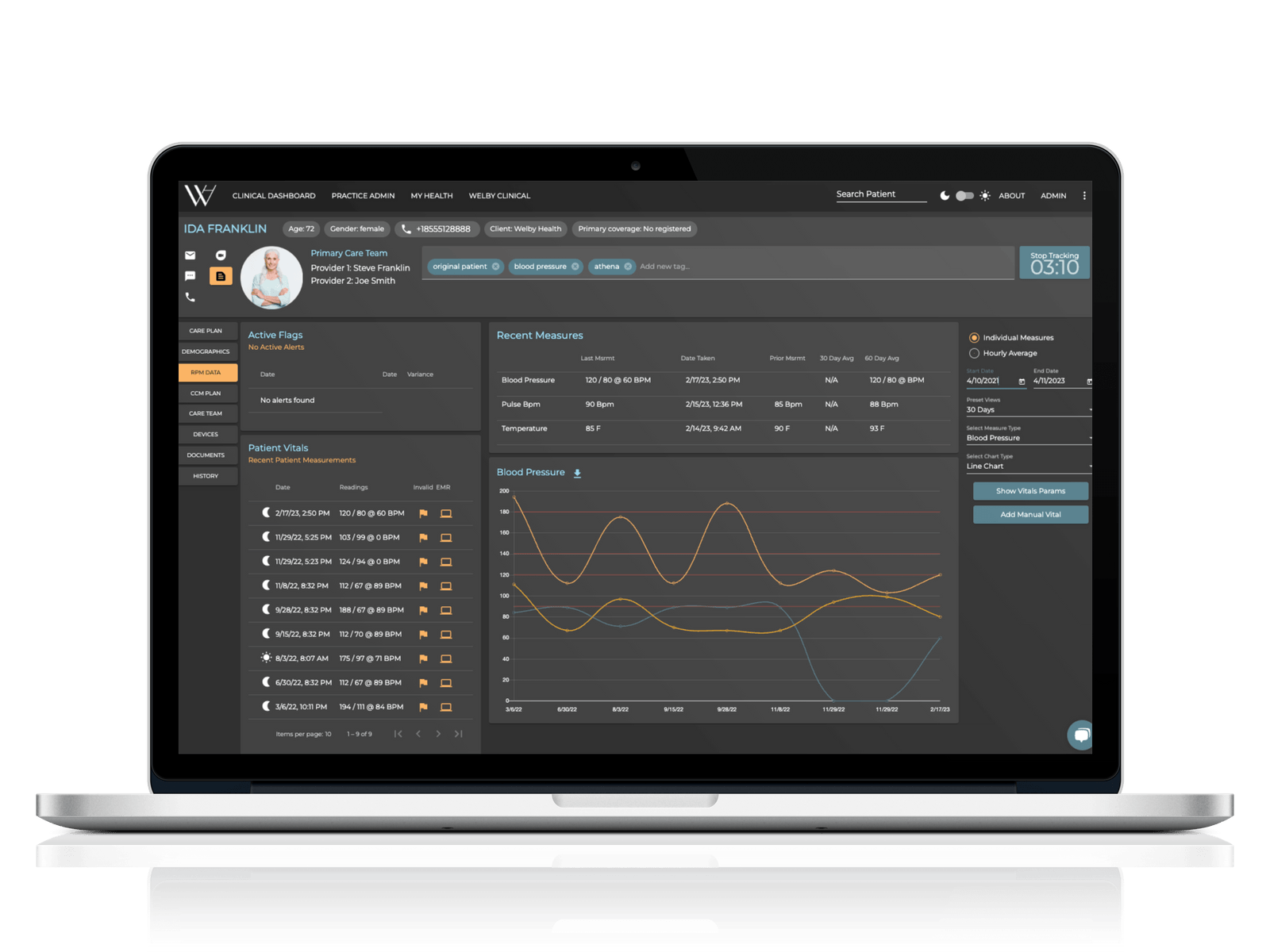 Welby Dashboard